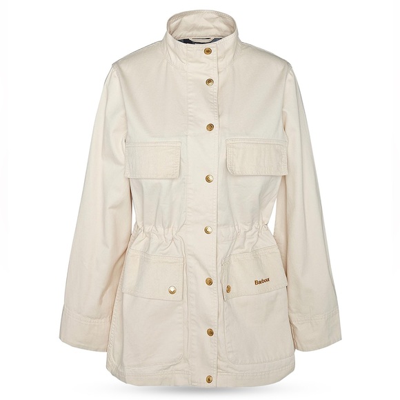 Barbour- Maeva-Utility Jacket, Cream-Size 10 - Picture 3 of 16